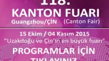 Çin Canton Fuarı Programlarımız hakk.